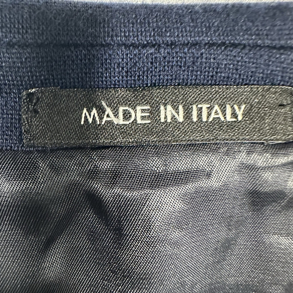 Saks Fifth Avenue Ing Loro Piana Navy Blue Wool Four Seasons 48L Blazer Italy - Picture 10 of 13